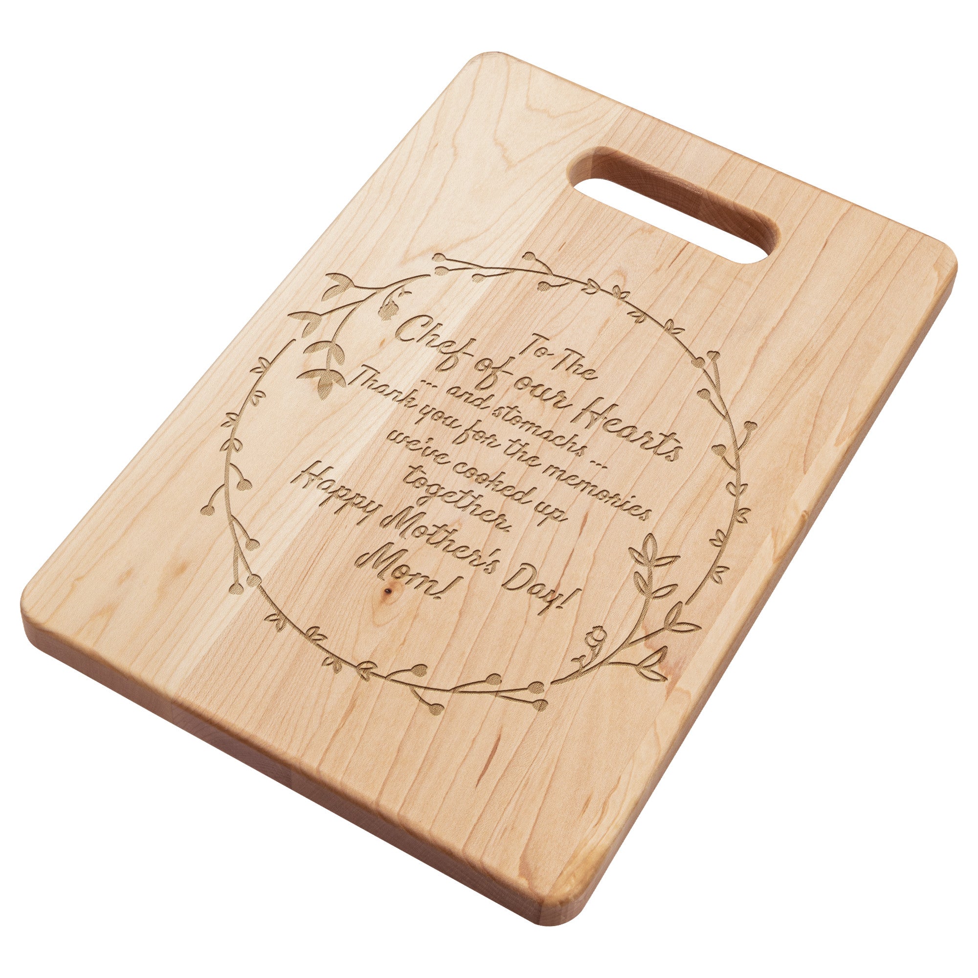 Chef of Our Hearts - Cutting Board for Mother's Day