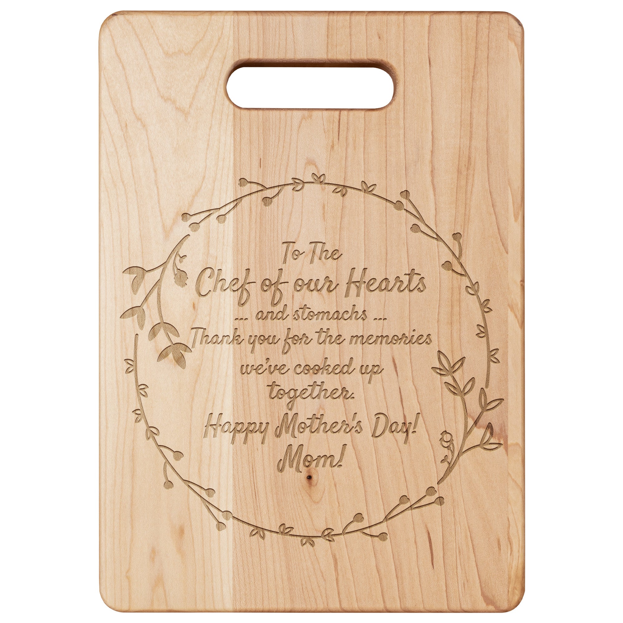 Chef of Our Hearts - Cutting Board for Mother's Day