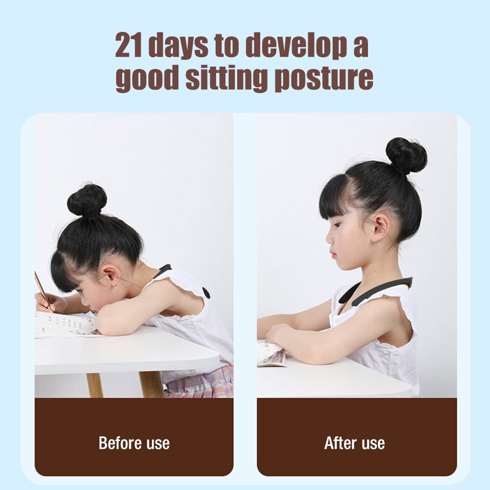 Smart Posture Correction Device - Real-time Monitoring and Training for Back and Neck Posture | Effective Health Care Tool for Children