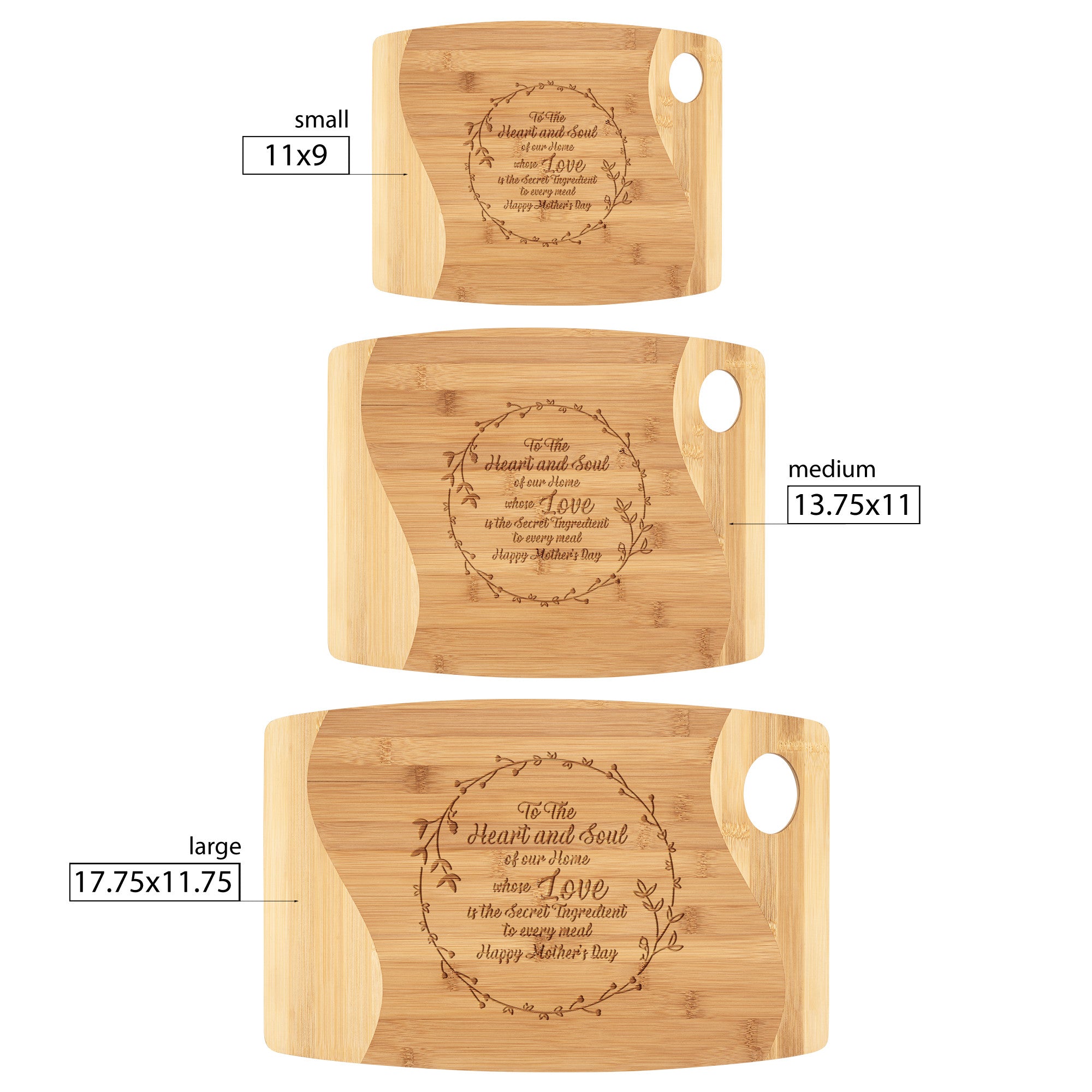 To The Heart and Soul - Cutting Board for Mother's Day