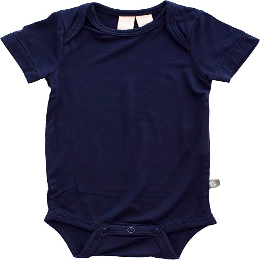 Short-Sleeve Bamboo Baby One-Piece Bodysuit Soft Comfortable Breathable Anti-Bacterial