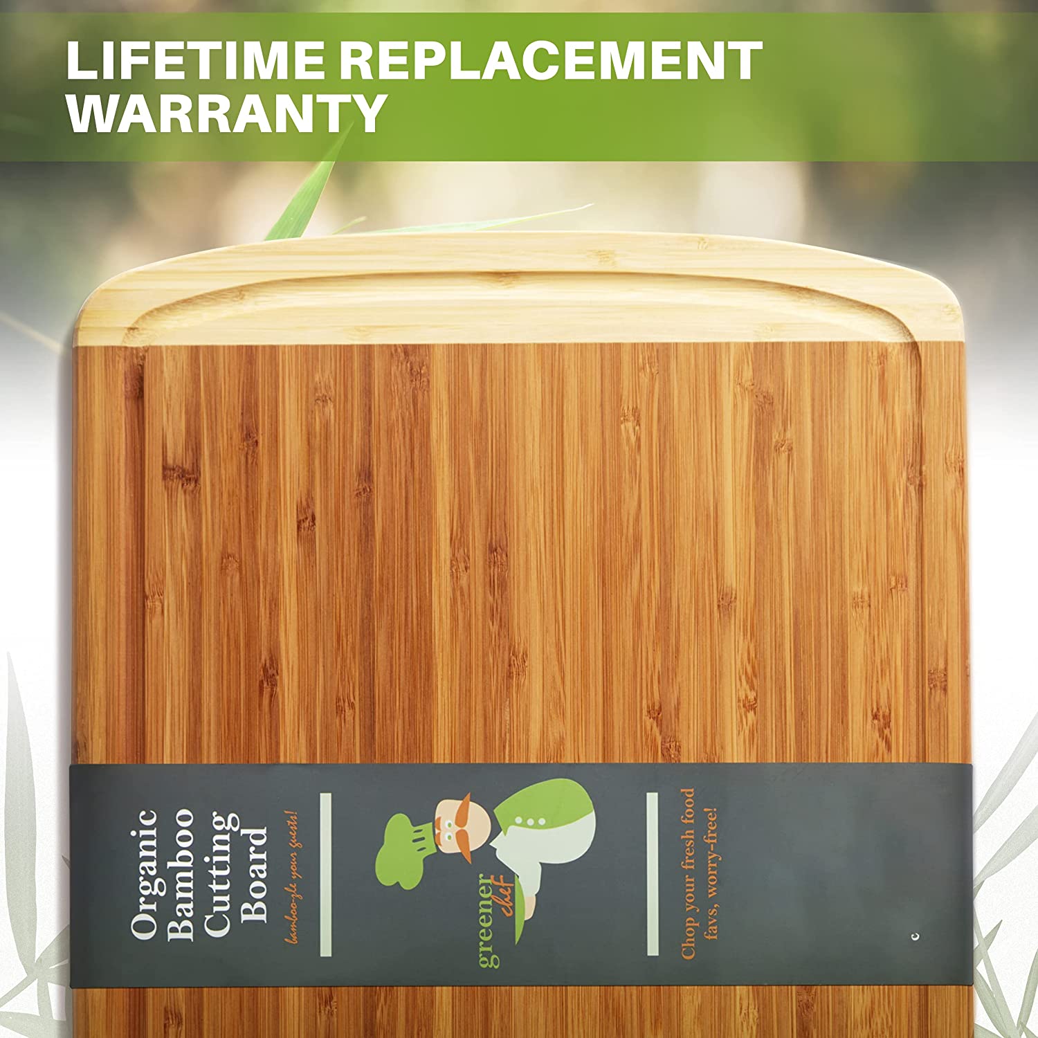 Premium Bamboo Cutting Board Durable & Sustainable for Kitchen Cooking